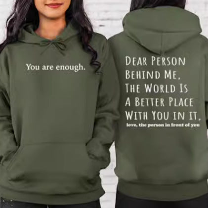 You Are Enough Hoodie