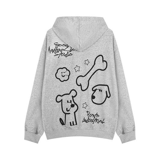 Cartoon Puppy Hoodie