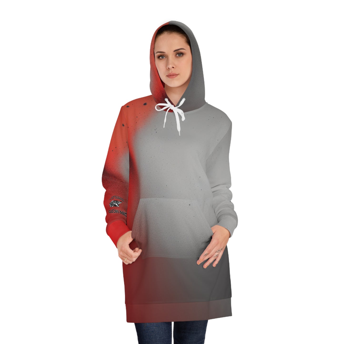 Women's Three-Tone CMPR Hoodie Dress