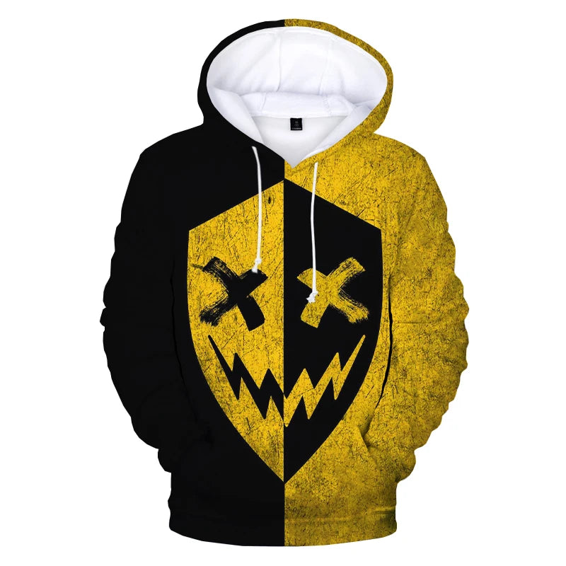 XO Black and Yellow Hoodie